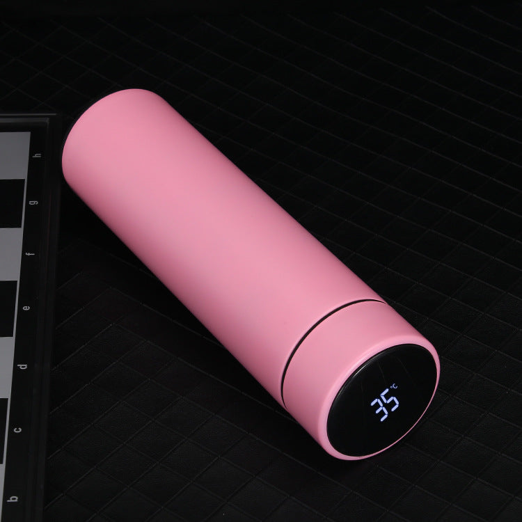 500 ml Smart Vattenflaska – Rostfri Termos med Temperaturdisplay & Isolerad Design