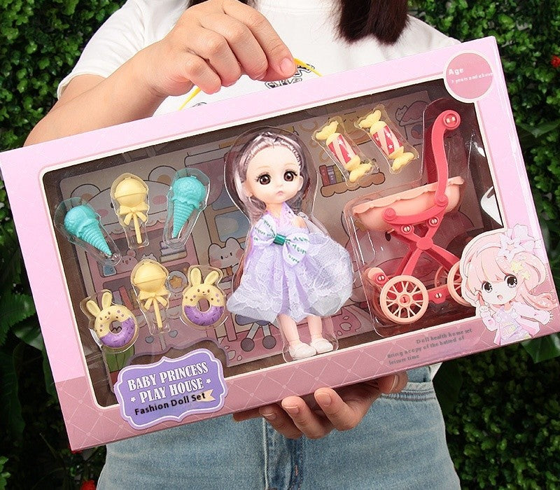 Prinsessdocka i Lyxig Gåvobox – Den Perfekta Presenten för Små Drömmare