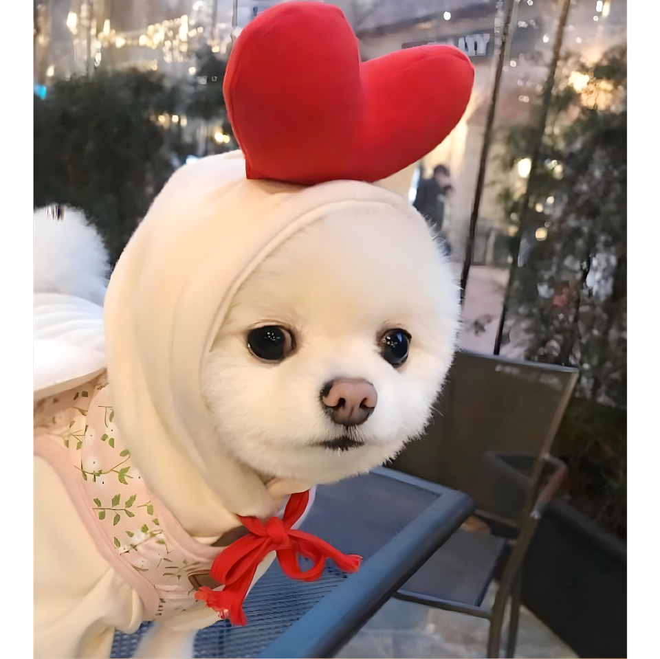 Söt Frukt Hund Hoodie – Vintervarm & Oemotståndligt Söt