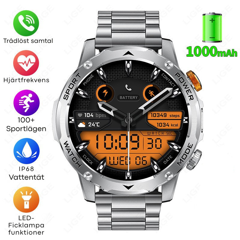 Multifunktionell Smart sport klocka