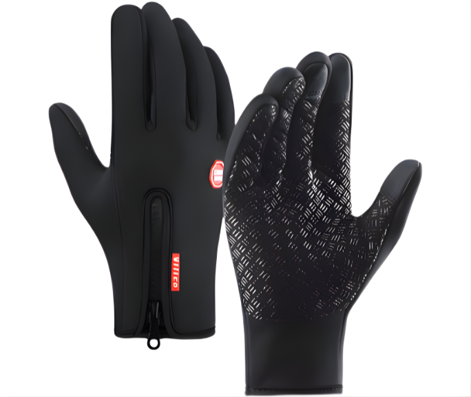 Vattentäta Vinterhandskar med Pekskärm – Perfekta för Motorcykel, Cykling & Sport