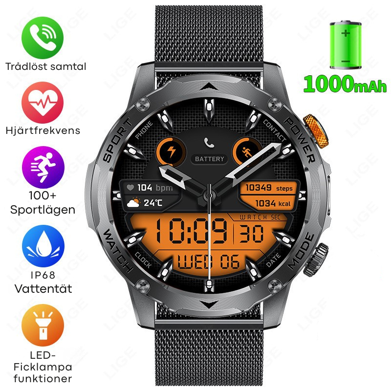 Multifunktionell Smart sport klocka