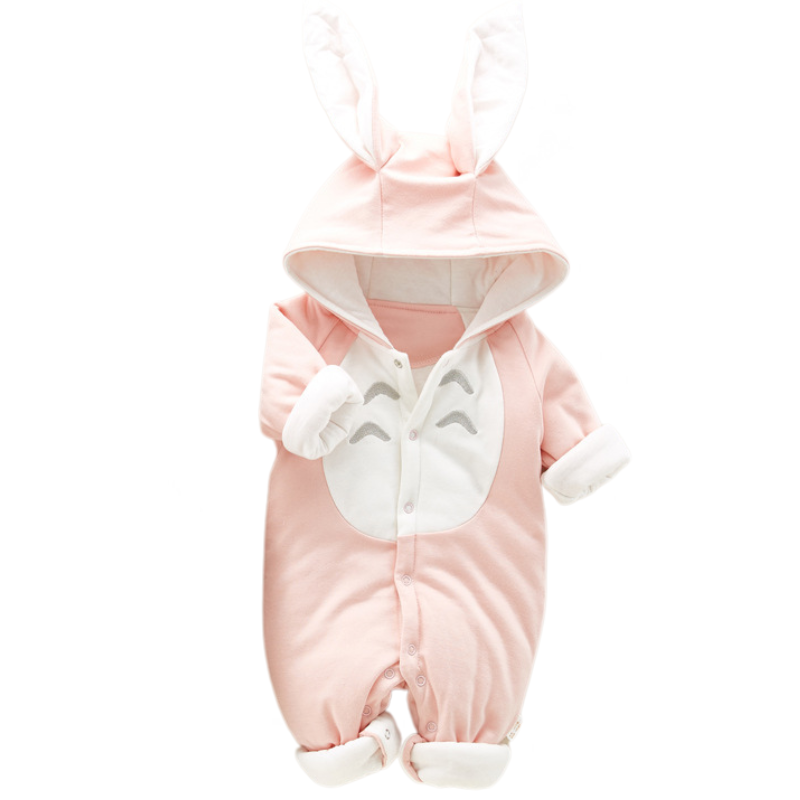 Bunny Baby Jumpsuit – Söt & Mjuk Kaninoverall för Bebisar