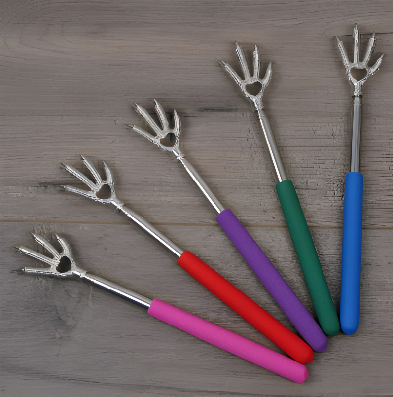 Ryggkliare i Rostfritt Stål – Extra Lång “Bjorklo”-Design för Äldre & Vuxna